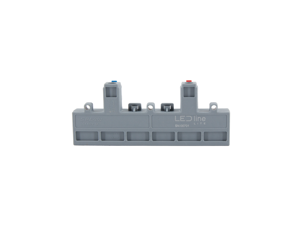 Snelkoppeling elektrische multi-track splitter 2-20 5-48V 32A 0,1-4mm LITE