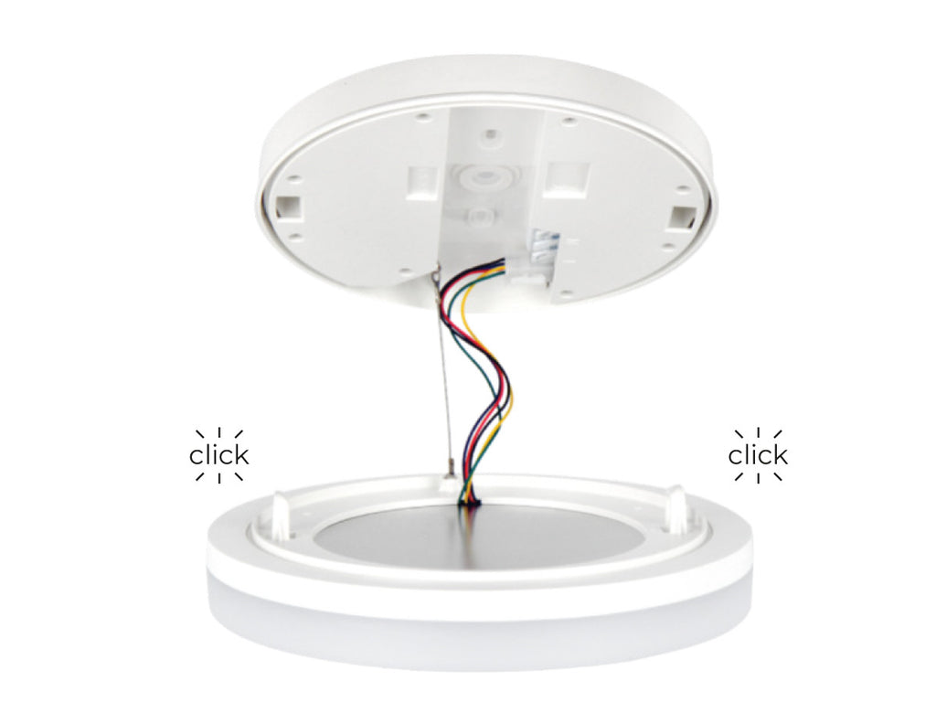 Plafonlamp ACTON 3000K 18W 1900lm rond IP54 wit PRIME