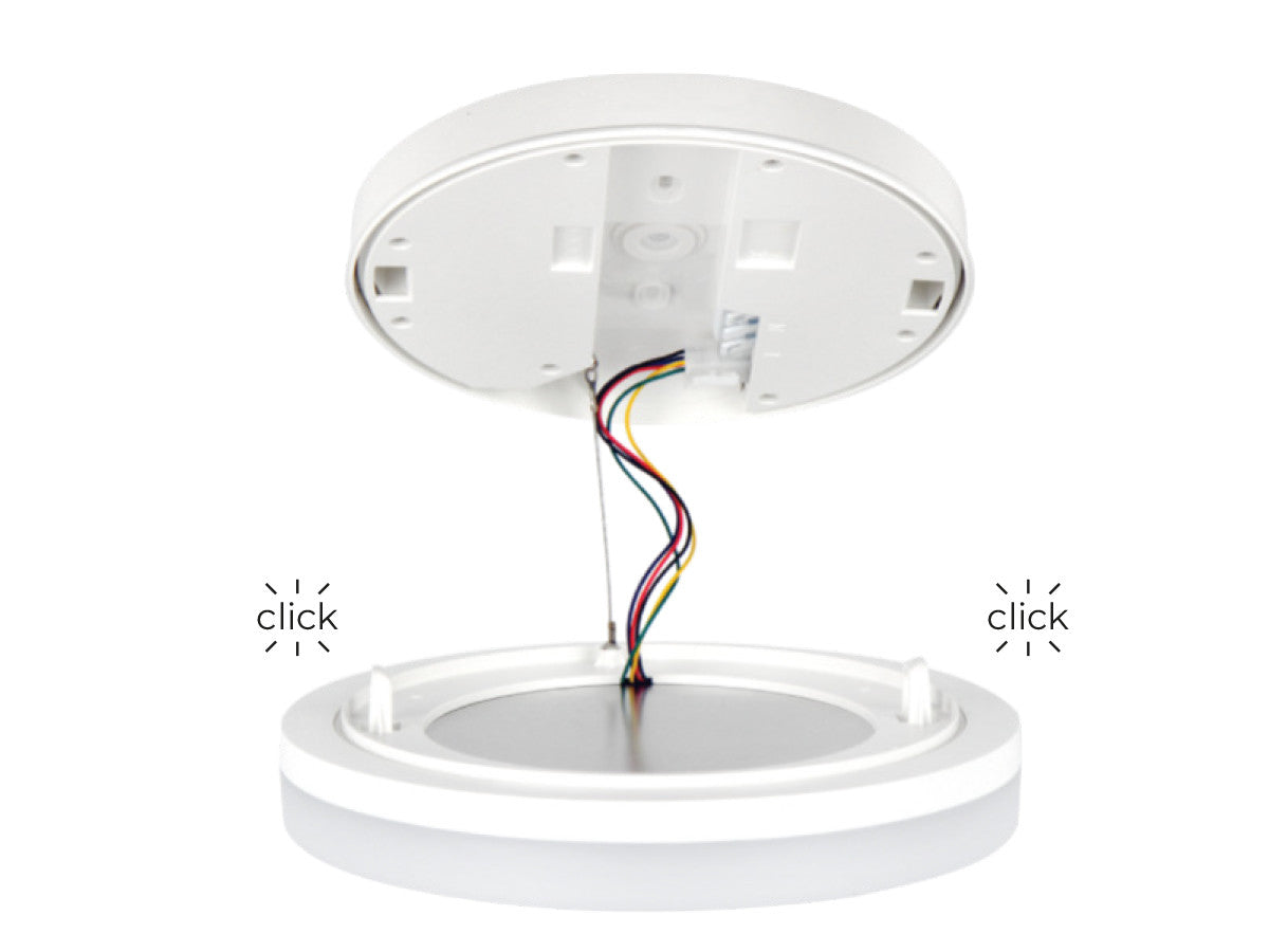 Plafonlamp ACTON 3000K 18W 1900lm rond IP54 wit PRIME