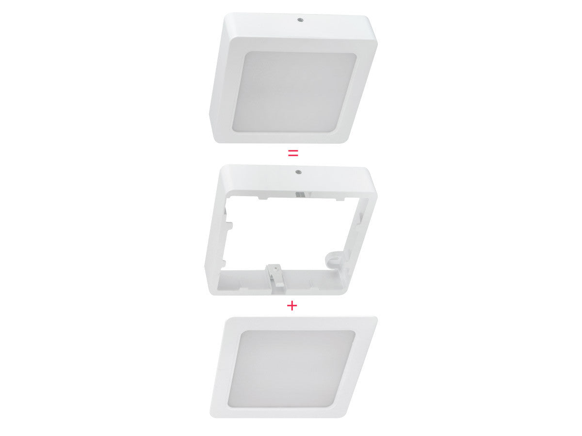 Downlight MOLLY 4000K 12W 1250lm vierkant IP20 Wit LITE