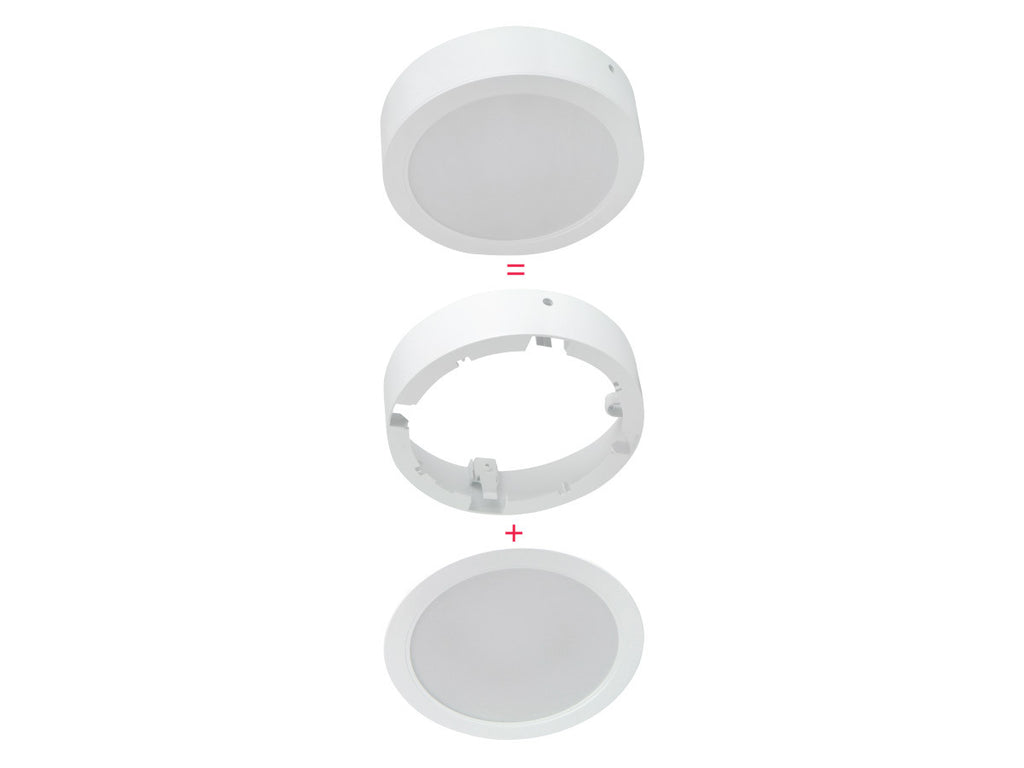 Downlight MOLLY Frame rond voor oppervlaktemontage 18W wit LITE