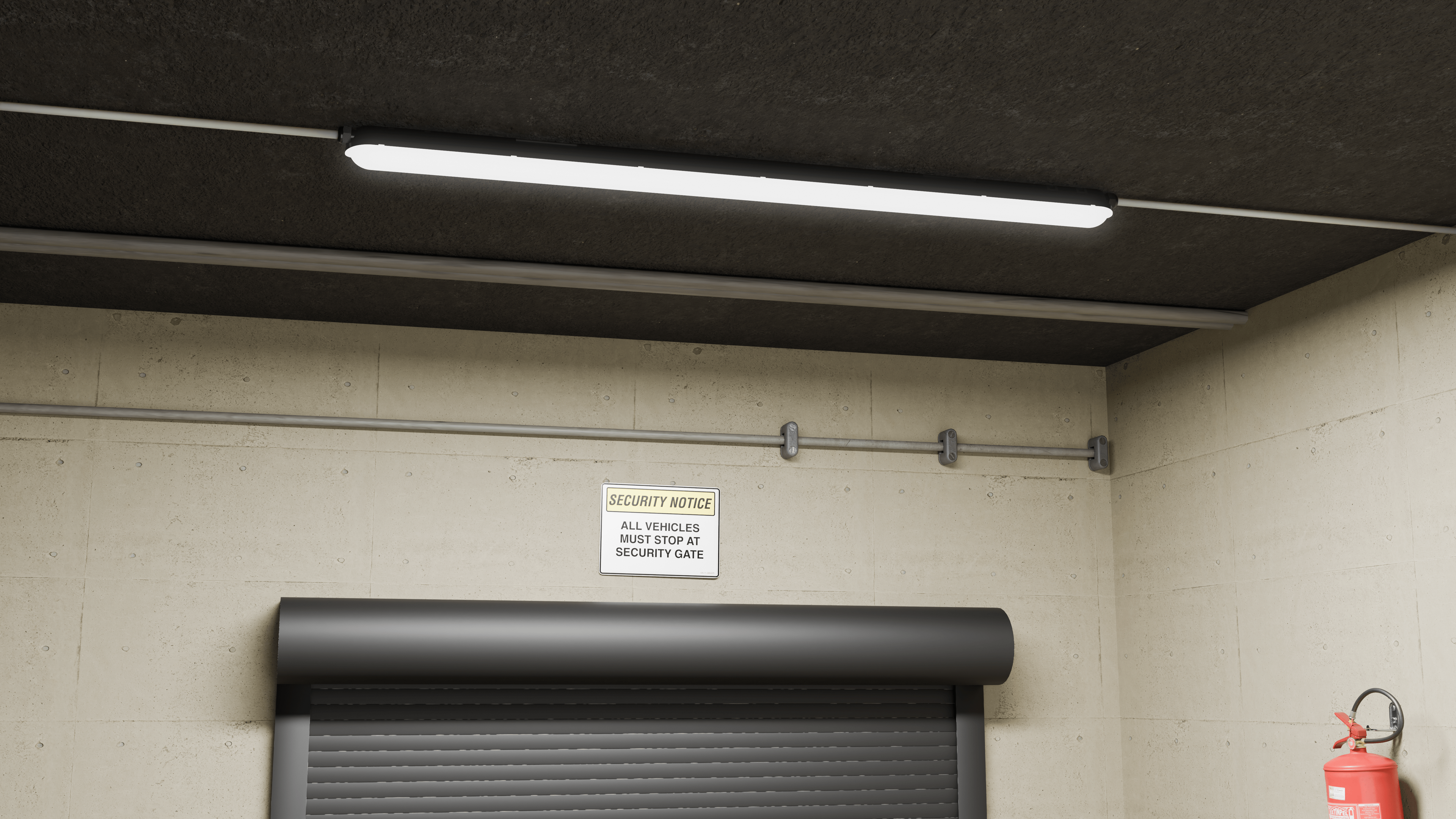 Hermetische armatuur LINKER 4000K 40W 6000lm IP65 120cm zwart PRIME