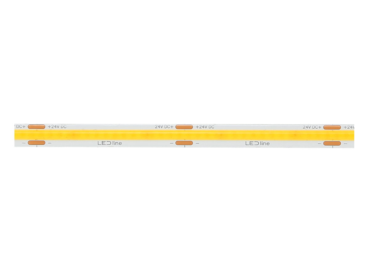 LED tape 320 COB 24V 3000K 5W IP20 8mm 5m 500lm/m PRIME